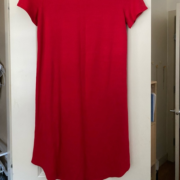 Wilfred Free Red T-Shirt Dress - Medium - Picture 3 of 6